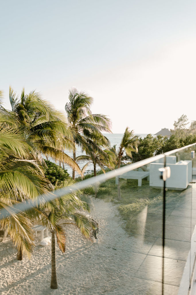 Details at destination wedding on the beach in Playa del Carmen, Mexico